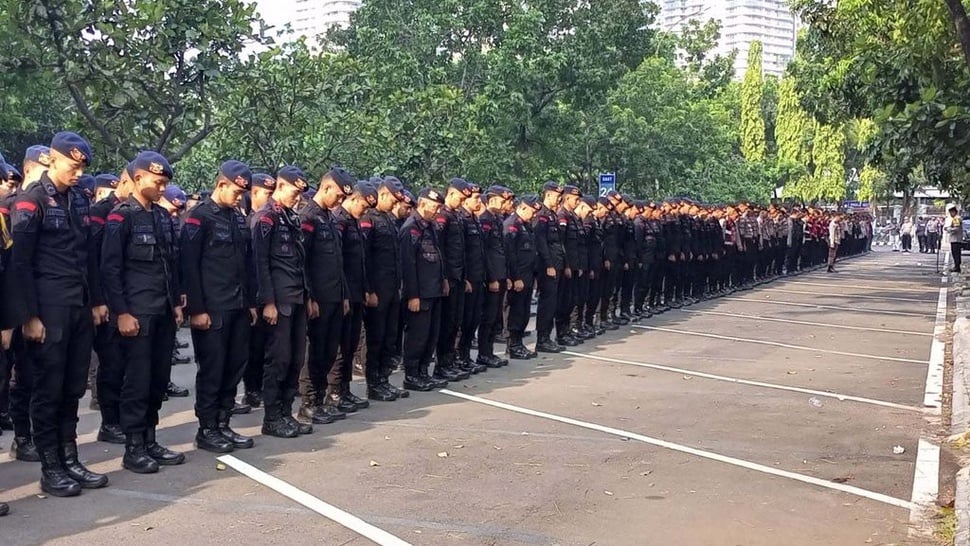 Ribuan Polisi Kawal Kampanye Cagub-cawagub DKI Jakarta Hari Ini