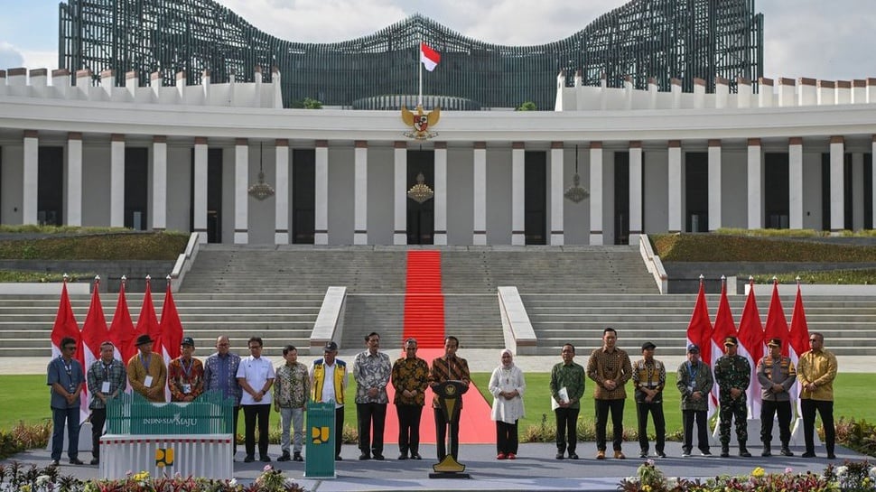 Jokowi Sebut Istana Garuda Nusantara Diresmikan Prabowo Subianto