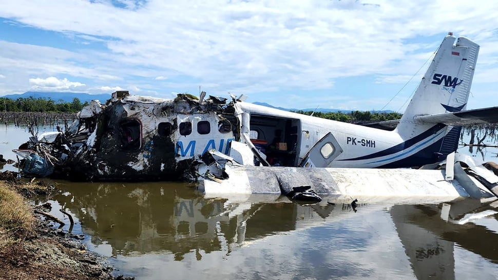 4 Orang Meninggal akibat Kecelakaan Pesawat SAM Air di Pohuwato