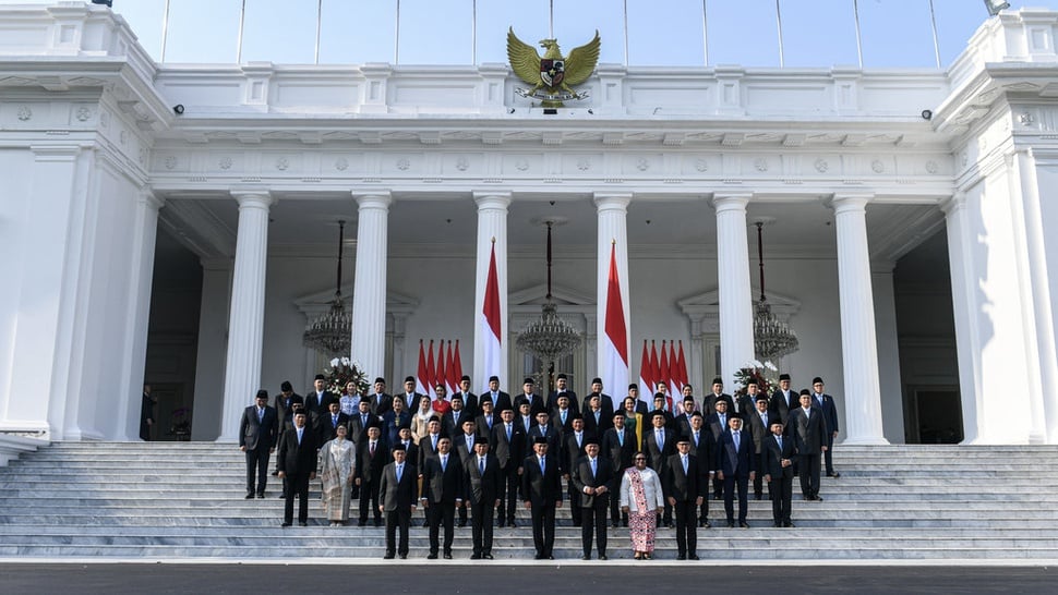 Link Foto Menteri Kabinet Merah Putih 2024-2029 dan Jajarannya