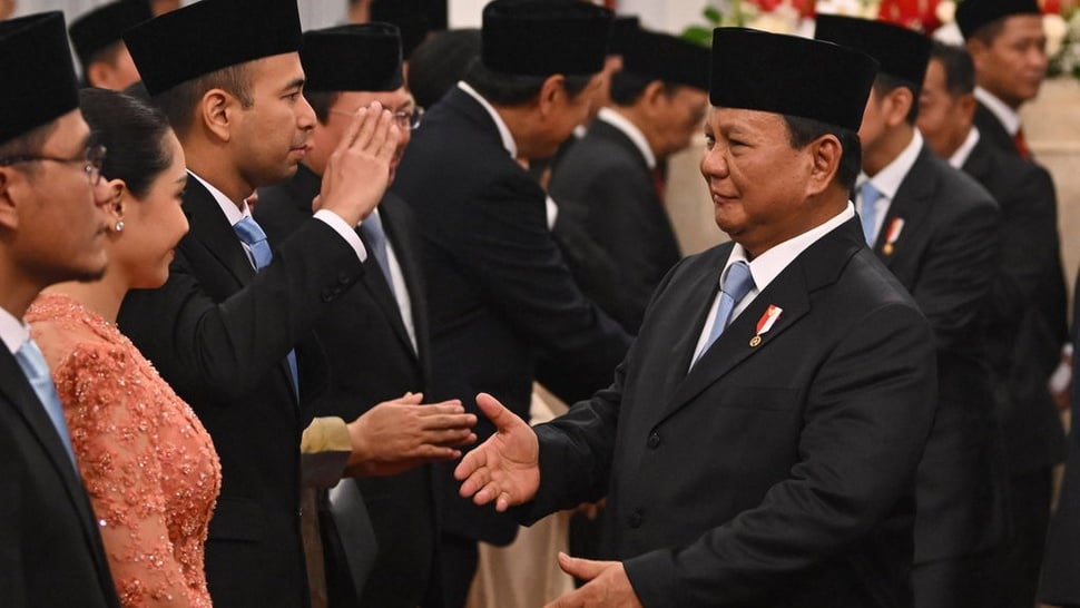 Daftar Lengkap Utusan Khusus Presiden Prabowo dan Jabatannya