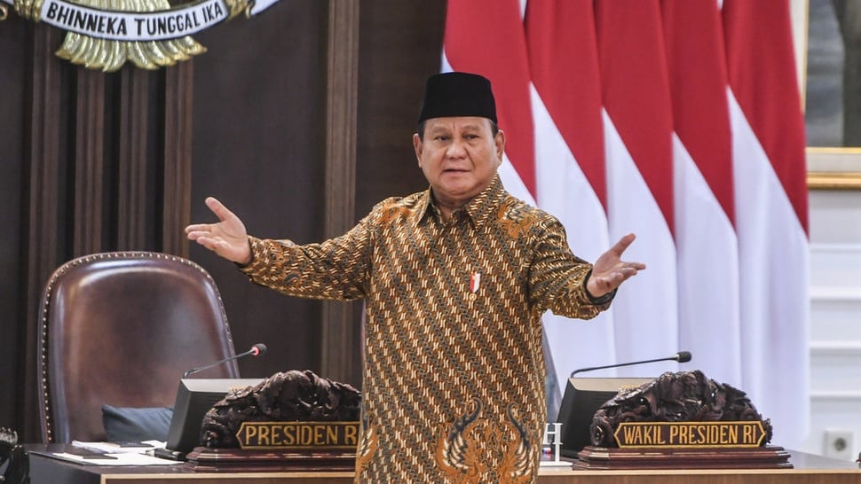 Prabowo Teken Perpres Kemenko Pangan, Naungi 5 Kementerian