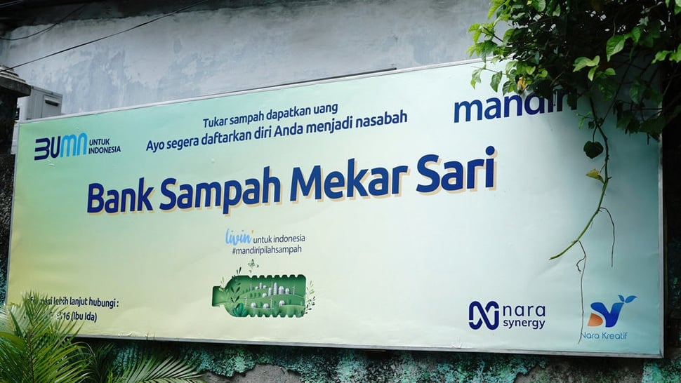 Bank Mandiri Gandeng Kelompok Wanita Tani Olah Sampah Organik