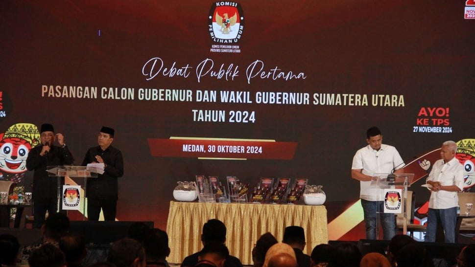 Jam Berapa Debat Ke-2 Pilgub Sumut 2024 dan Tayang di Mana?