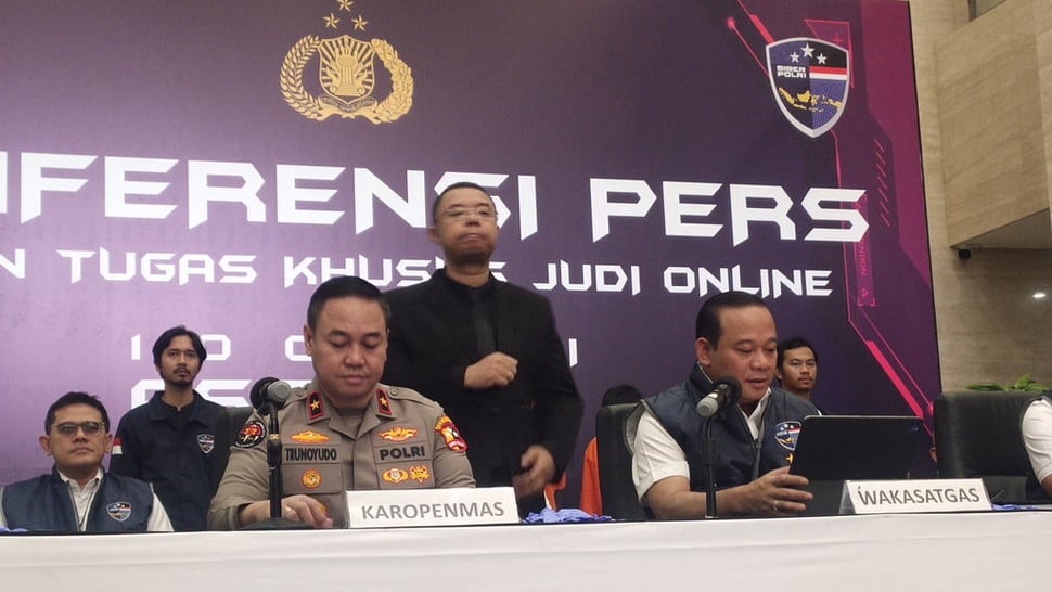 Polri Sita Rp78,1 M dari Sindikat Judi Online Sejak Juni 2024