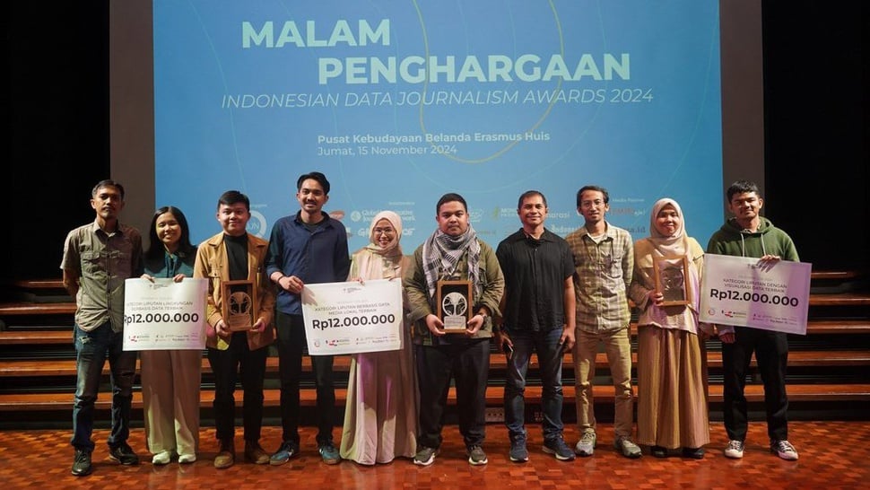 Daftar Pemenang Indonesian Data Journalism Awards 2024