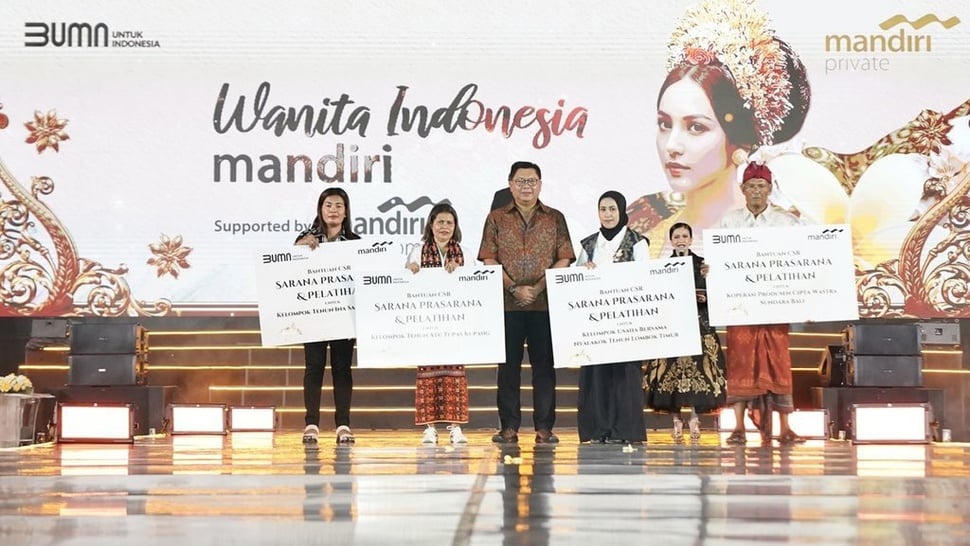 Bank Mandiri Dorong Produk Tenun Tradisional Tembus Pasar Global