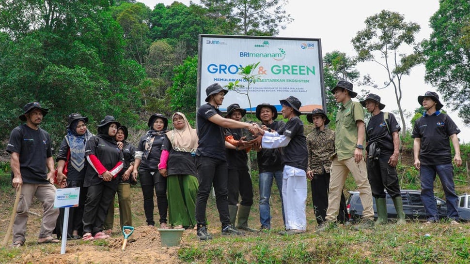 Aksi Nyata Kelompok Tani & BRI Menanam Selamatkan Lingkungan