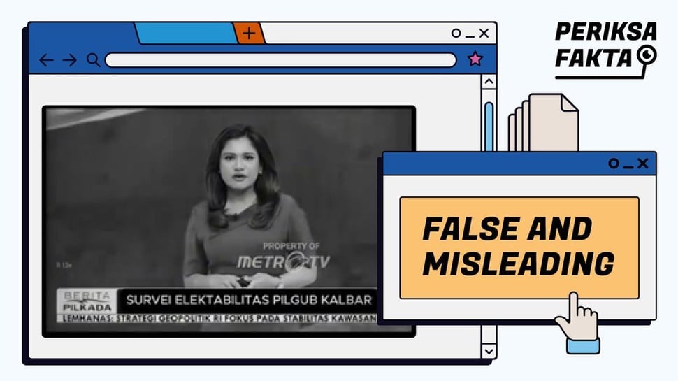 Hoaks Survei Elektabilitas Pilkada Kalimantan Barat