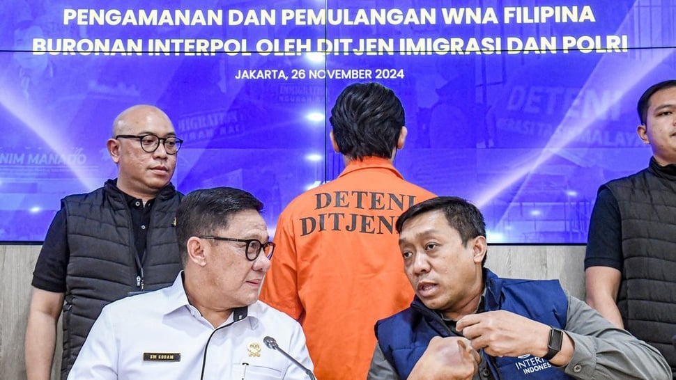 Ditjen Imigrasi akan Pulangkan Buronan Interpol Asal Filipina