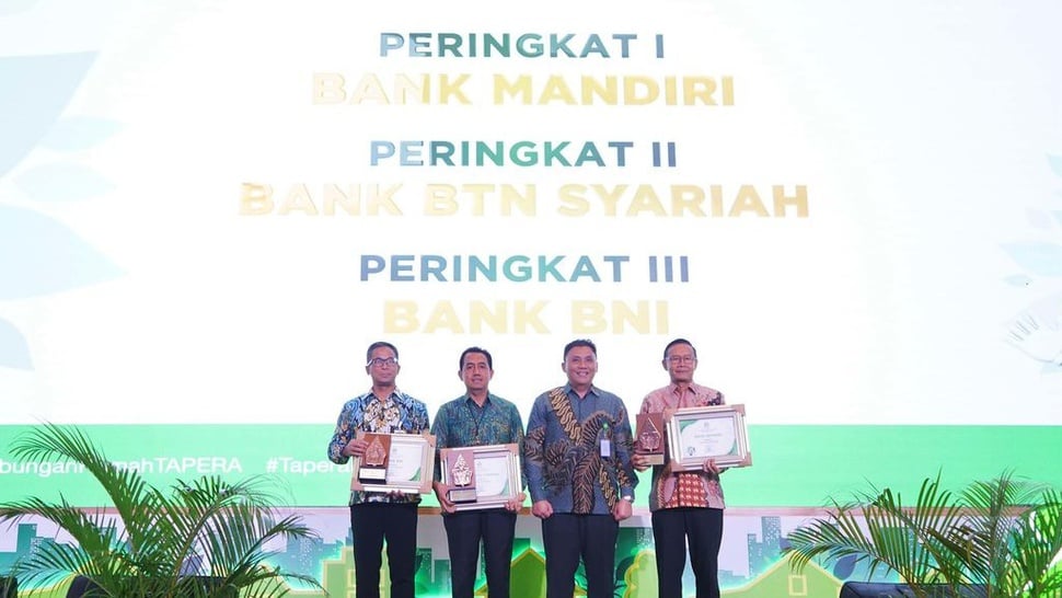 Bank Mandiri Raih Posisi Peringkat Pertama Bank Penyalur FLPP