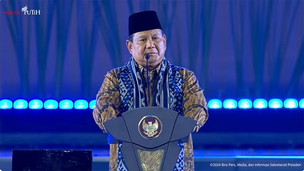 Hadiri Perayaan Natal, Prabowo: Ibu Saya Beragama Kristiani