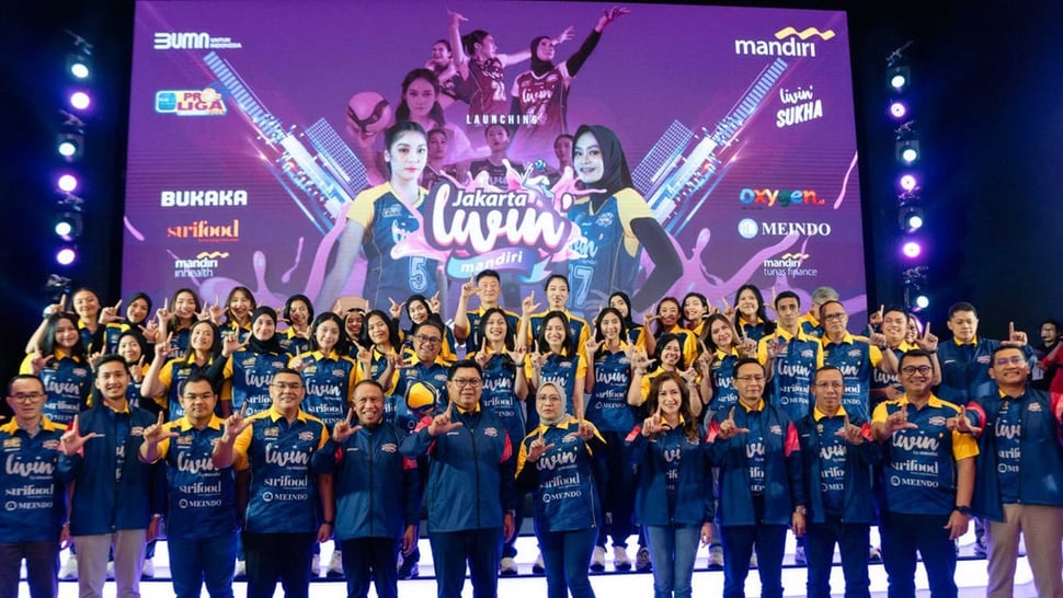 Jakarta Livin' by Mandiri Siap Berlaga di Proliga 2025 Putri