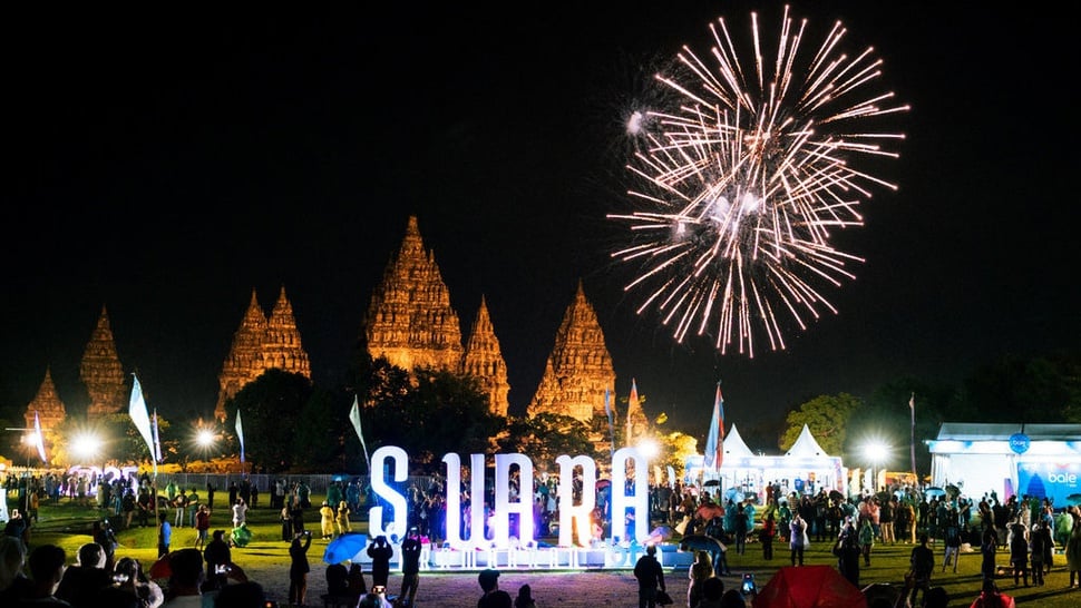 Menyambut Semarak Tahun Baru 2025 di Konser Swara Prambanan