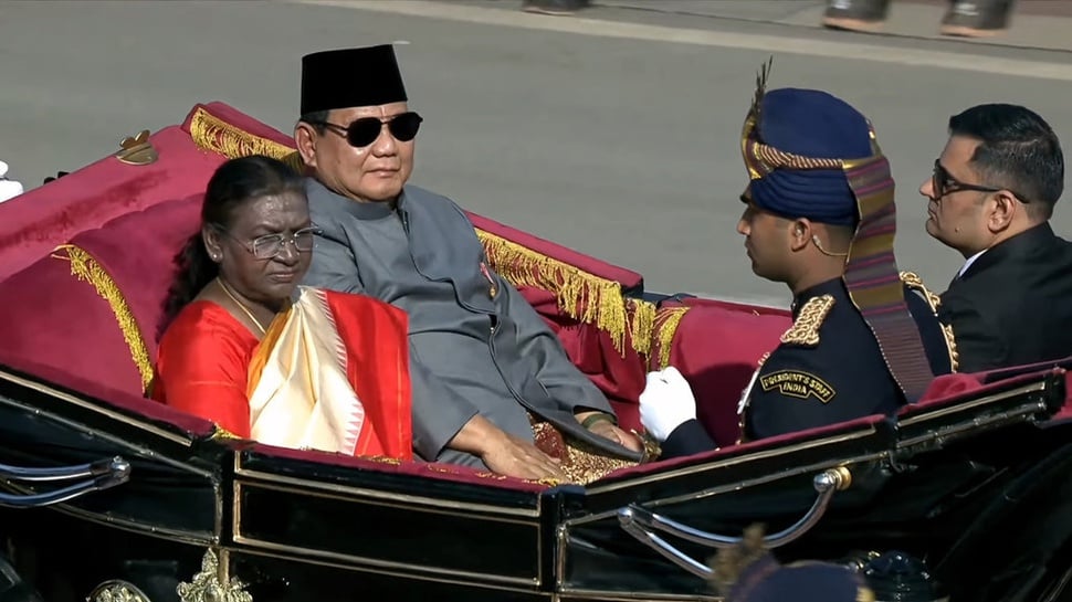 Prabowo Ikuti Parade Hari Ulang Tahun ke-76 India