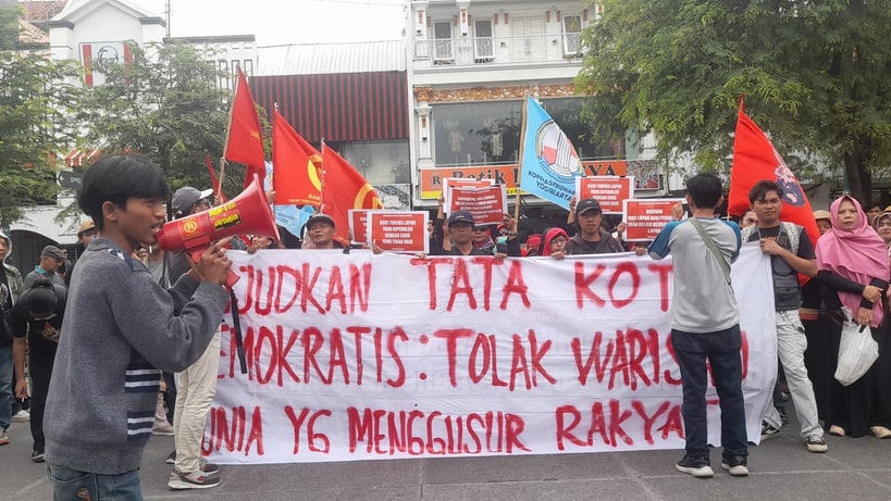 PKL Teras Malioboro Aksi Tagih Janji Audiensi, Apa Tuntutannya?