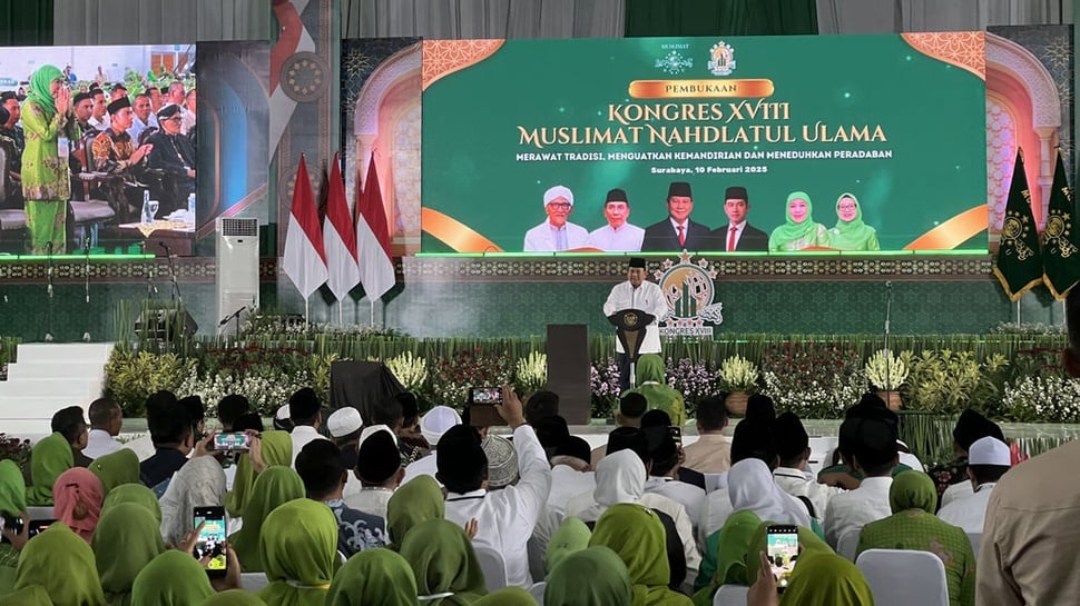 Prabowo Mengaku Grogi Beri Taklimat di Hadapan Muslimat NU