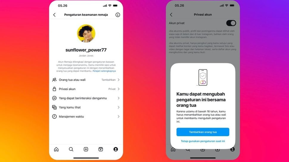 Lindungi Remaja, Akun Remaja Instagram Hadir di Asia Pasifik