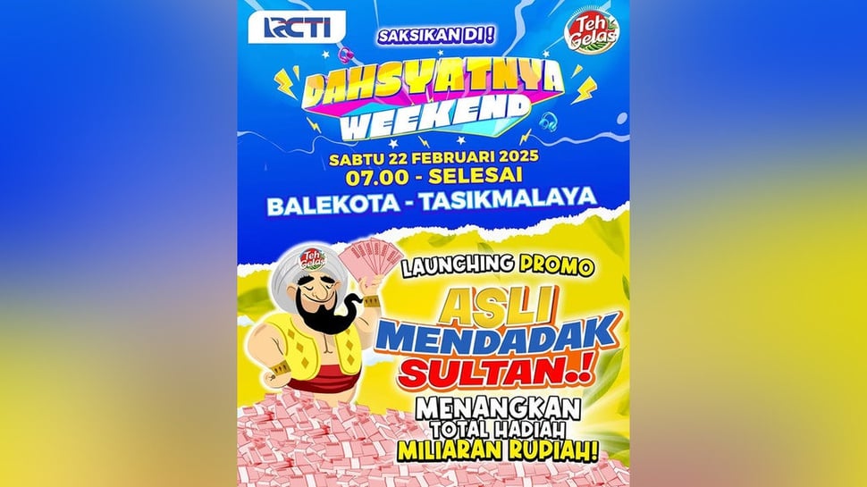 Promo TEH GELAS di HUT ke-18, Ada Total Hadiah Miliaran Rupiah