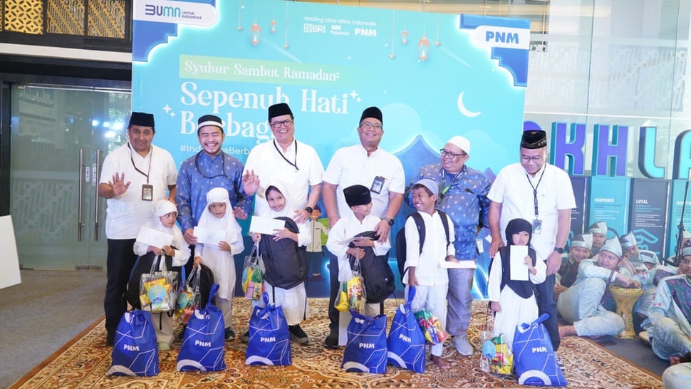 Sambut Ramadan, PNM Berbagi Kebahagiaan Bersama Anak Yatim