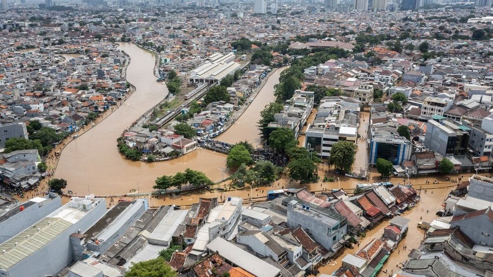 Update Banjir Jakarta: 89 RT & 2 Jalan Masih Terendam Banjir