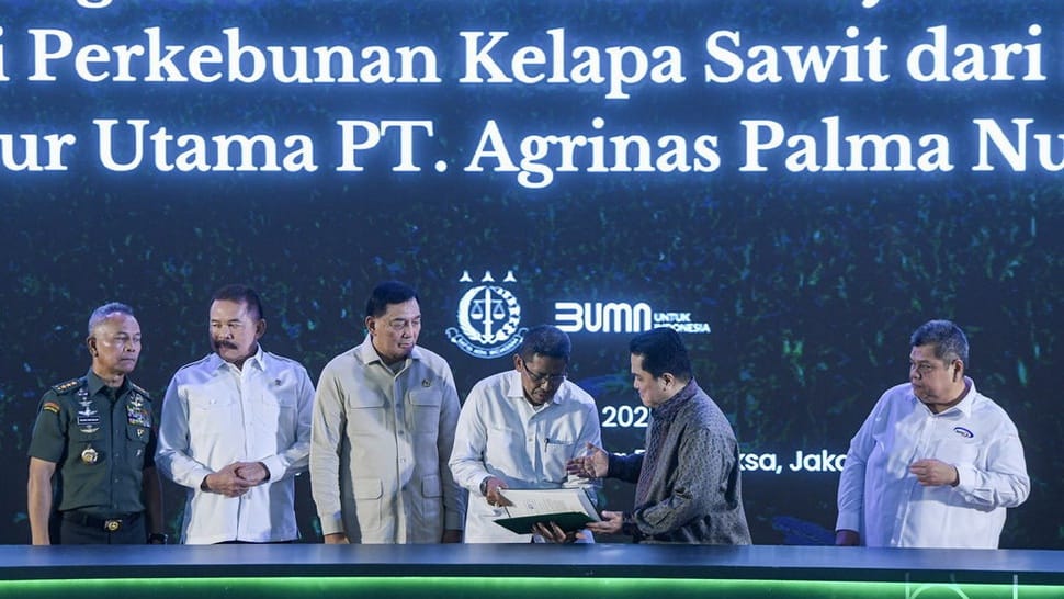 Agrinas Bakal Kelola 833 Ribu Hektare Lahan Sawit Hasil Sitaan