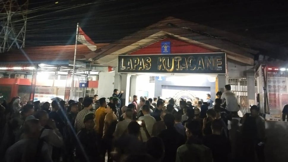 Puluhan Narapidana Lapas di Aceh Dilaporkan Kabur