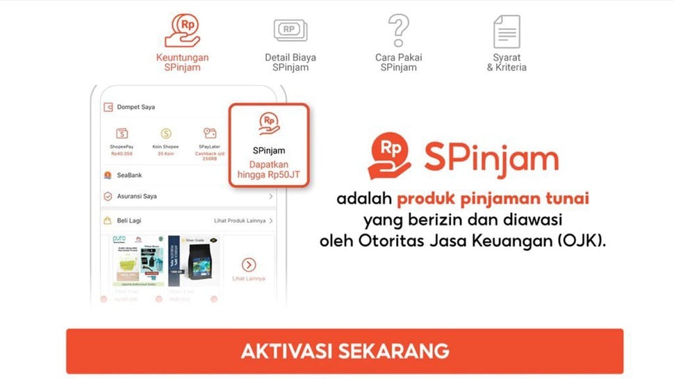 Cara Pinjam Uang di Shopee dengan SPinjam dan SPayLater