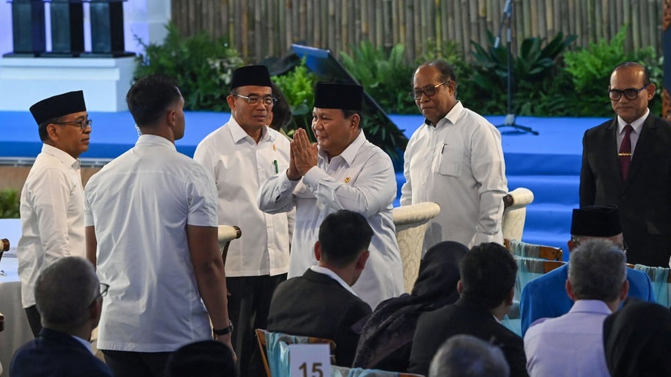 Jaksa Agung Absen Acara di Istana, Prabowo: Lagi Ngejar Orang