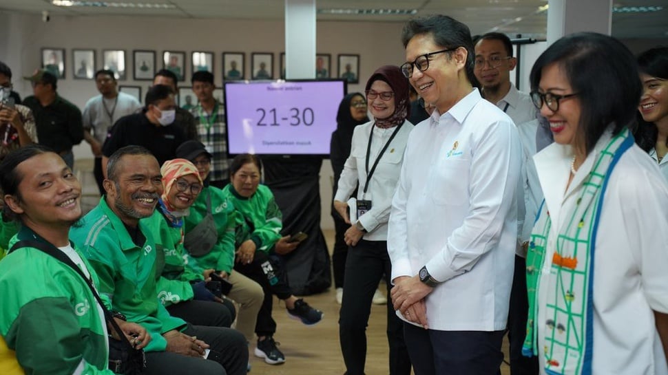 Grab Gelar Cek Kesehatan Gratis, Menkes Harap Driver Terus Sehat