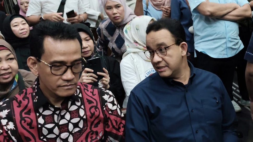 Hadiri Sidang Pleidoi Tom Lembong, Anies: Insyaallah Hakim Adil
