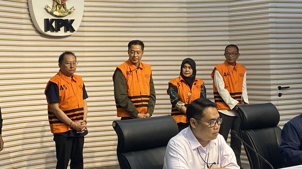 KPK Tahan 4 Tersangka Kasus Korupsi Pemerasan TKA di Kemnaker