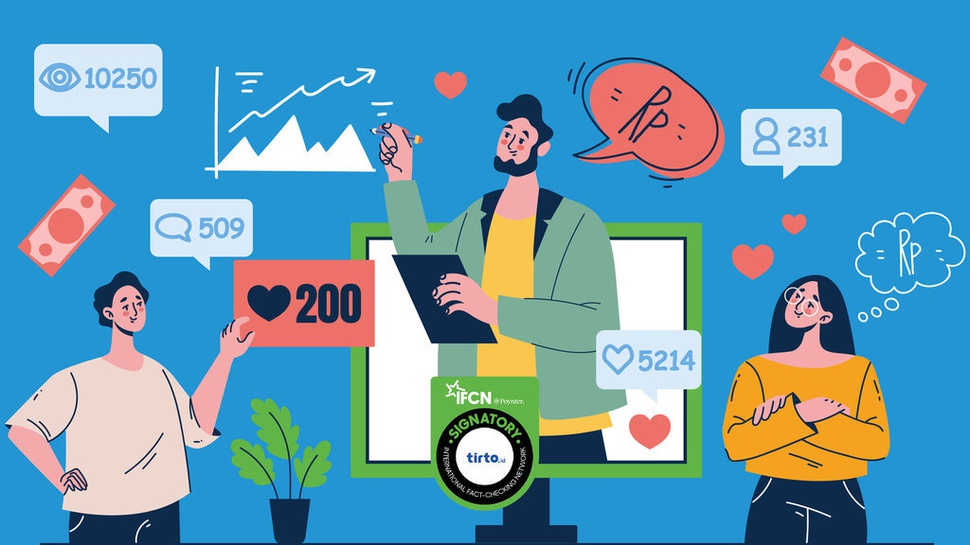 Raup Cuan dari Konten, Mengukur Potensi Ekonomi Influencer