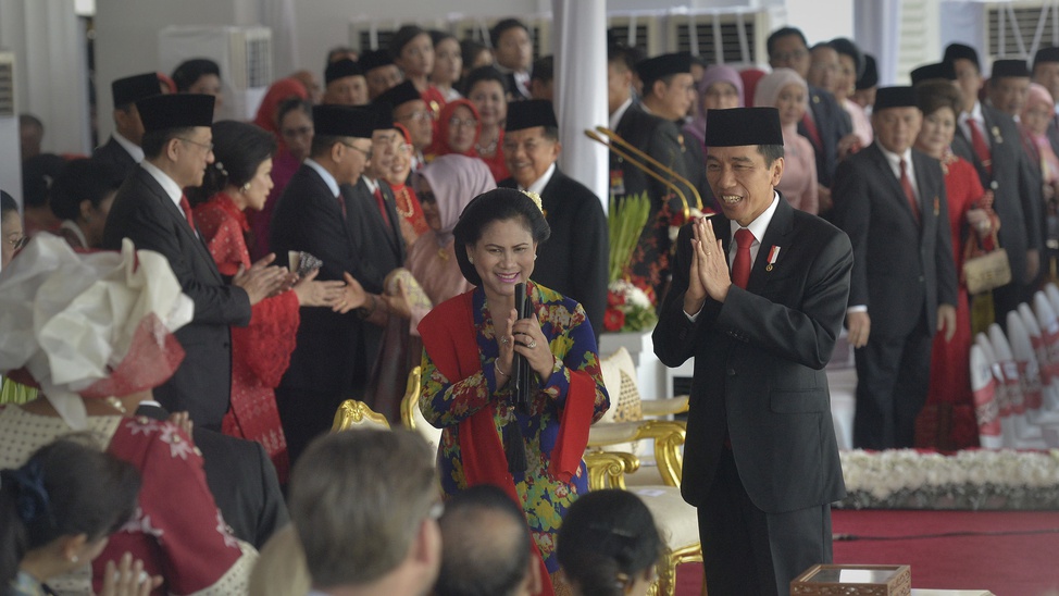 Upacara HUT Kemerdekaan RI ke-71 di Istana Merdeka - Tirto.ID