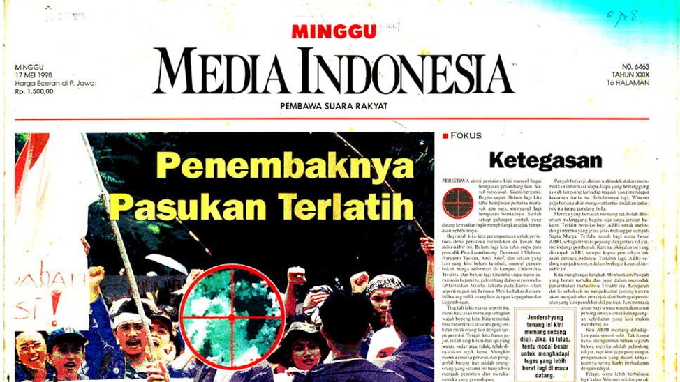 1998: Tuntutan Reformasi, Perubahan Kekuasaan, Penembakan - Foto