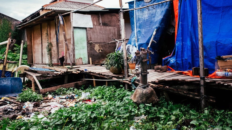 Puluhan Tahun Terapung Di Genangan - Foto Tirto.ID