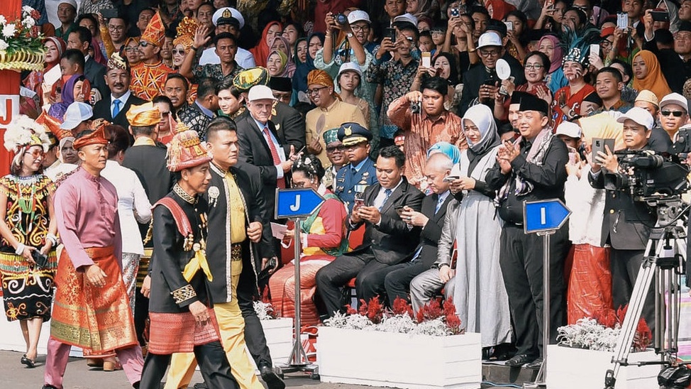 HUT RI Ke-73 di Istana Negara - Foto Tirto.ID