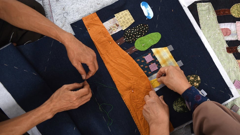 Workshop Kerajinan  Tangan di RPTRA Bambu  Kuning  Tirto ID