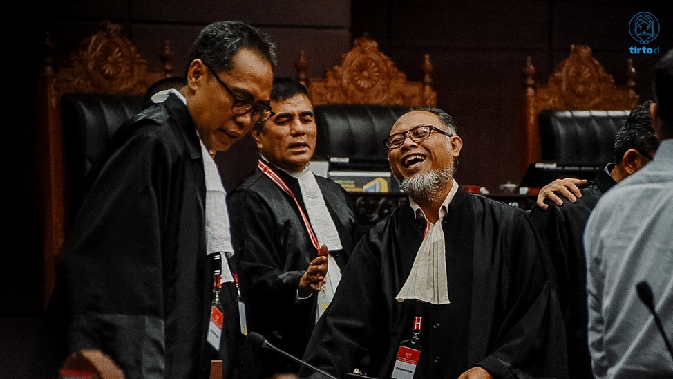 Suasana Sidang Putusan MK Pilpres 2019