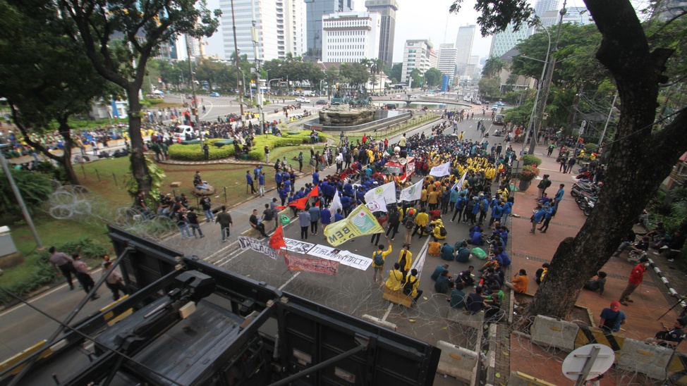 BEM SI Demo Kritik Pemerintahan Presiden Jokowi