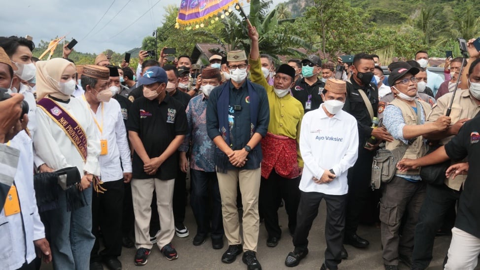 Menteri Sandiaga Uno Apresiasi Desa Wisata Bubohu