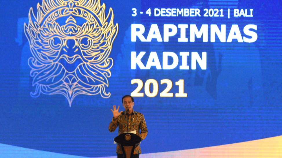 Presiden Jokowi Hadiri Rapimnas KADIN Indonesia