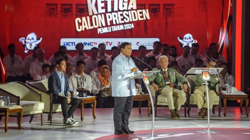 Debat Capres Ke-3, Prabowo Dan Anies Saling Sindir