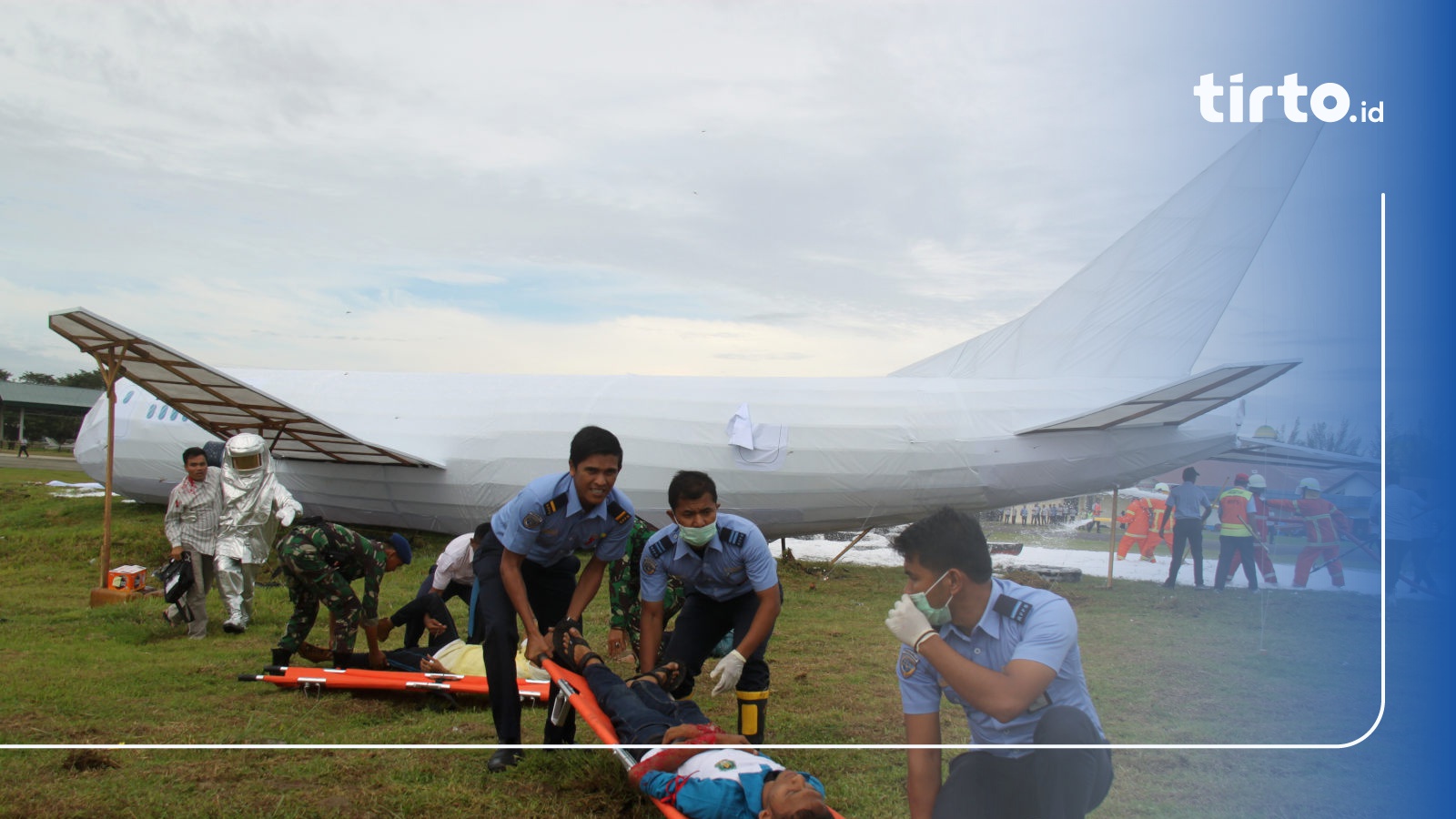 Latihan Penanganan Kecelakaan Pesawat