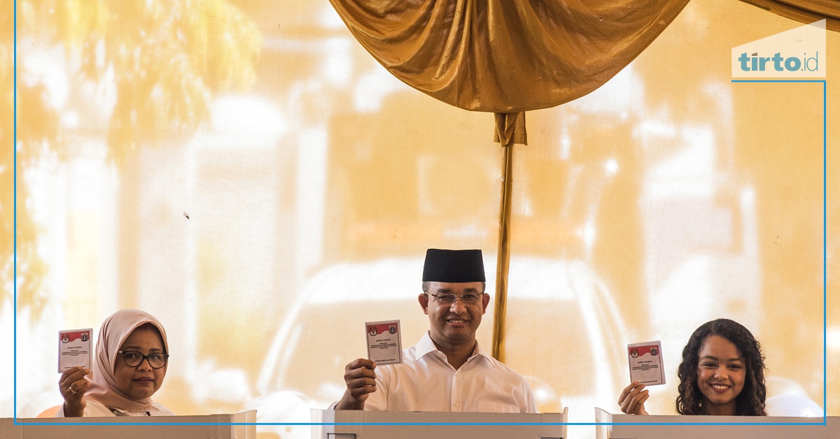Anies Baswedan Bilang Kubu Lawan Mulai Panik - Tirto.ID