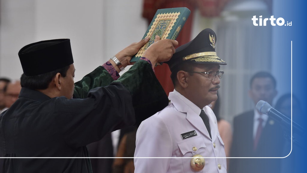 Anies Ucapkan Selamat atas Pelantikan Djarot Jadi Gubernur 