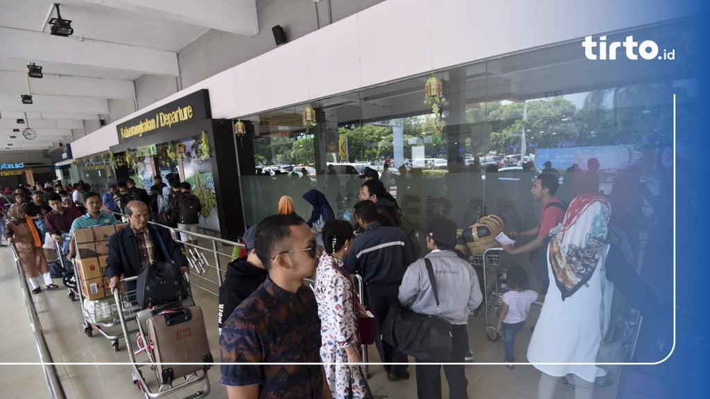 Puncak Arus Balik Bandara Halim Diperkirakan Sabtu - Tirto.ID