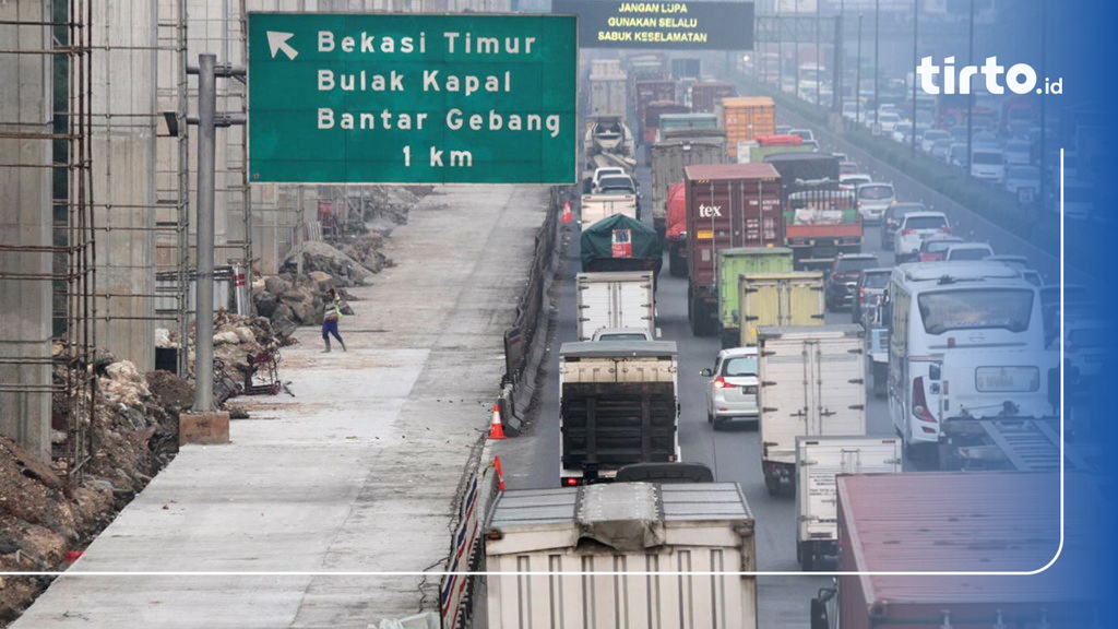 Tantangan Membangun Tol Layang Jakarta-Cikampek - Tirto.ID