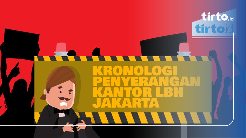 Kronologi Penyerangan Kantor LBH Jakarta - Infografik 