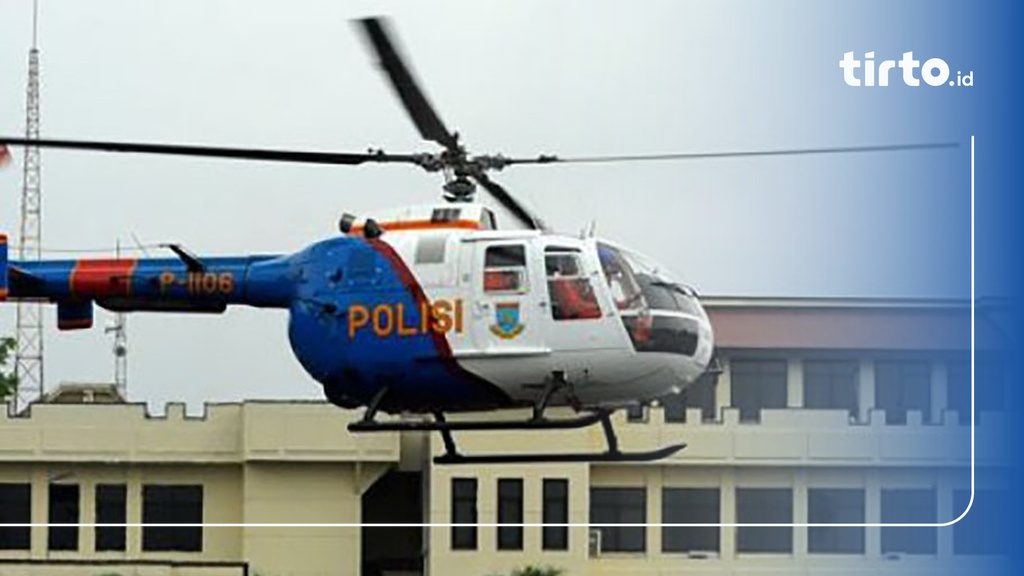 Mabes Polri Tegaskan Helikopter Polisi Tak Boleh untuk 